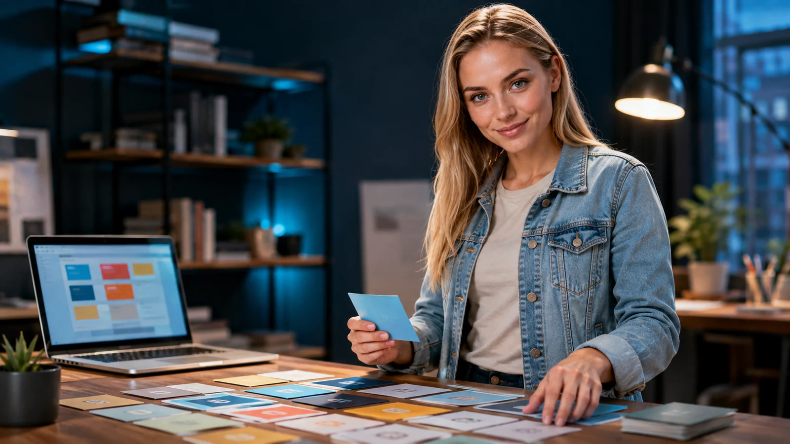 Lena präsentiert Lernplanung und Moodle-Entwicklung