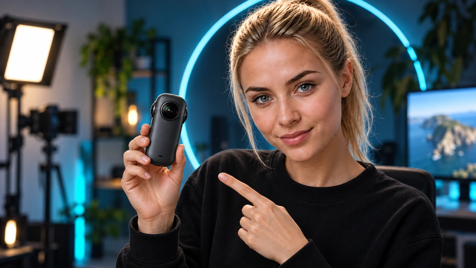 Lena präsentiert Produktion von 360°-Videos
