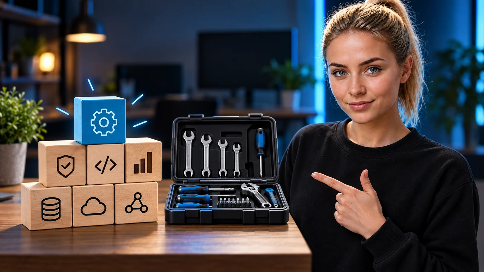 Lena präsentiert persönliche technische Unterstützung
